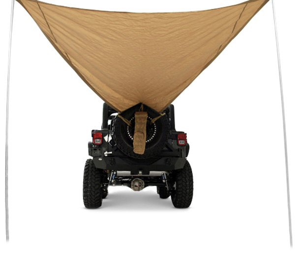 Gear Trail Shade - 10Ft X 6Ft - Fits Up To A 37In Tire - Coyote Tan