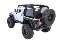 07-18 WRANGLER (JK) - 4 DOOR CLOAK EXTENDED MESH TOP SIDES/REAR