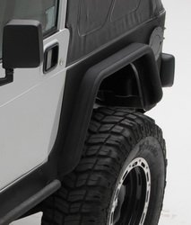 87-95 WRANGLER YJ 2 DOOR XRC REAR CORNER GUARDS - BLACK TEXTURED