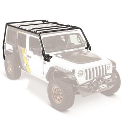 SMITTYBILT SRC ROOF RACK JL 4 DOOR TEXTURED BLACK