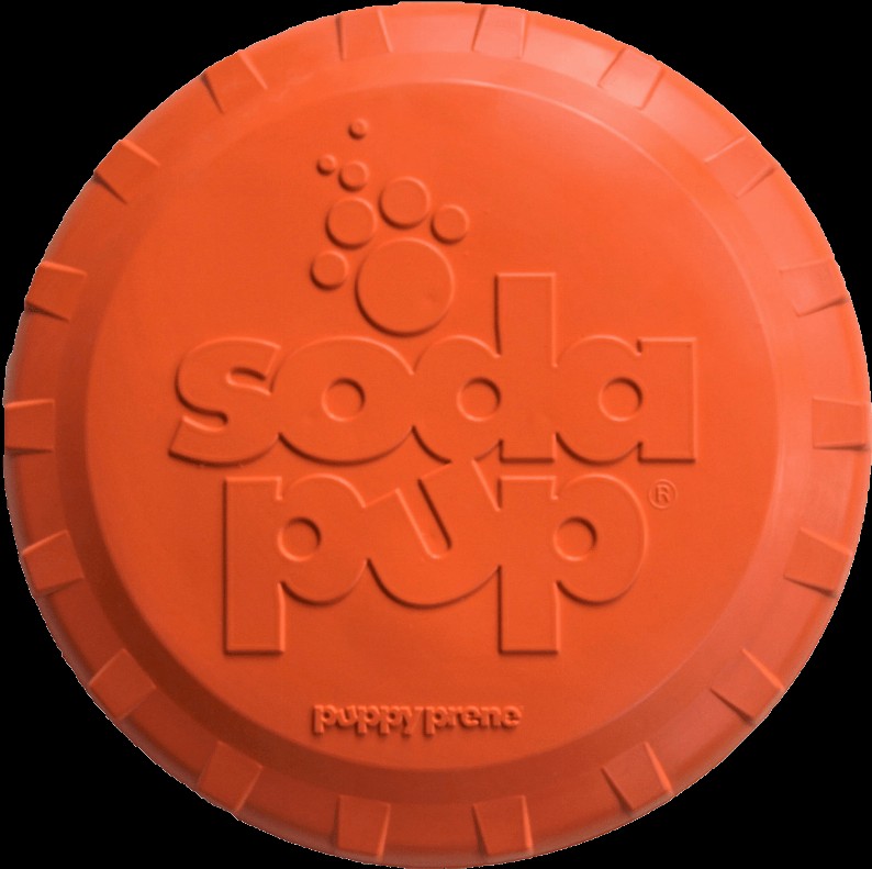 SP Bottle Top Flyer Durable Rubber Retrieving Frisbee