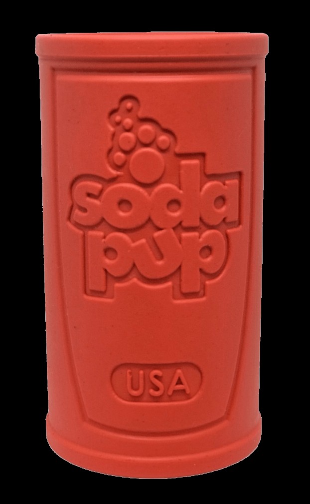 SP Retro Soda Can Durable Rubber Chew Toy and Treat Dispenser