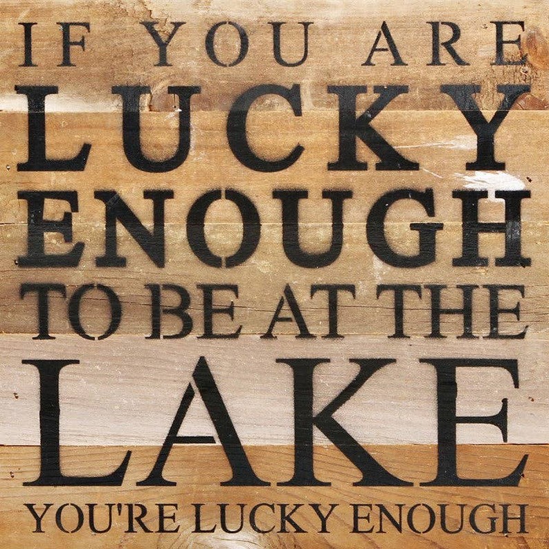 If you are lucky enough to be at...  Wall Sign