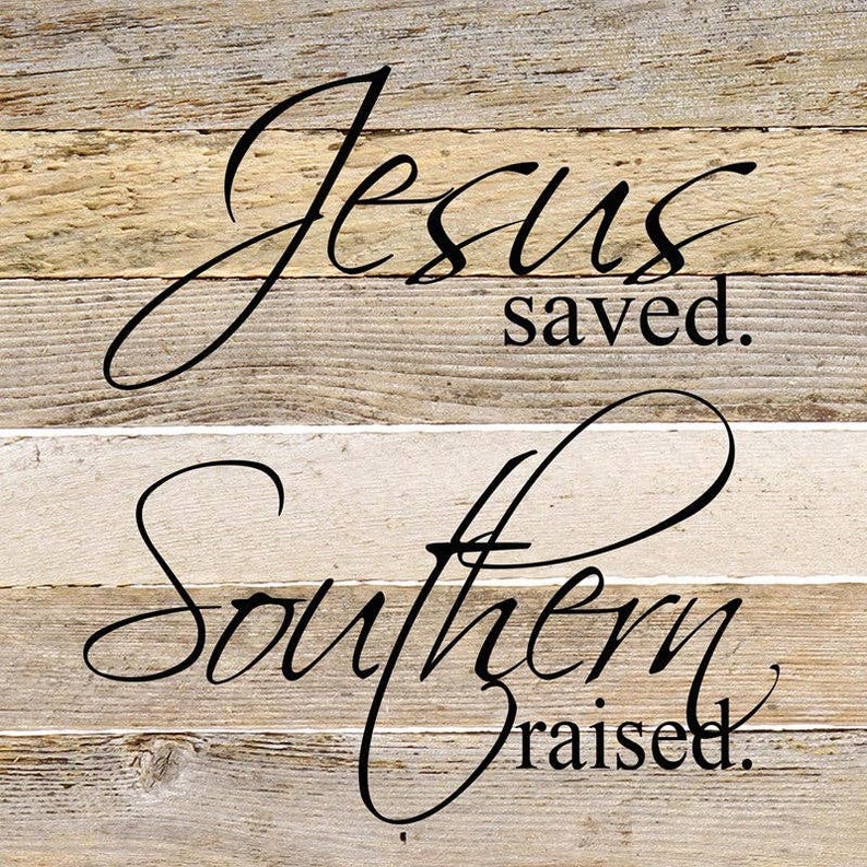 Jesus saved Wall Sign