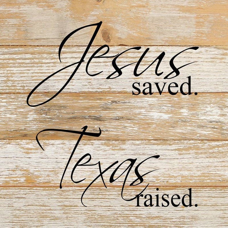Jesus saved Wall Sign
