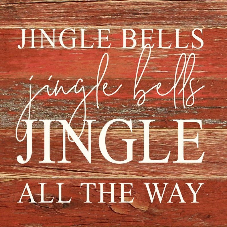 Jingle bells, jingle bells, jingle... Wall Sign