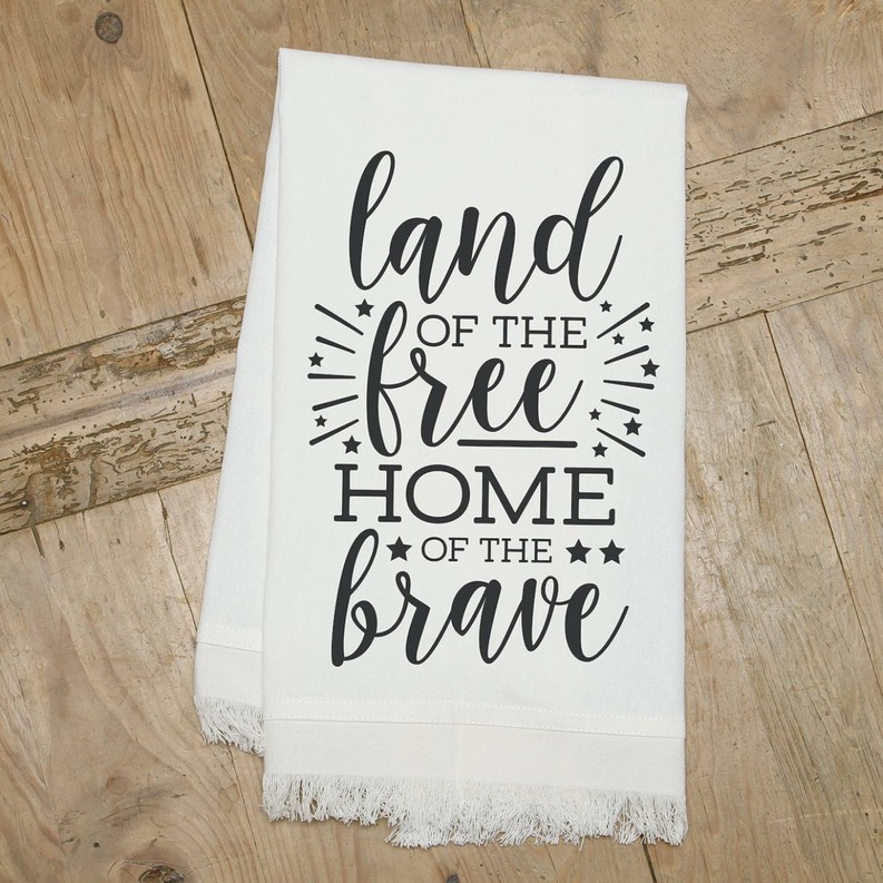 Land of the free and the home of the brave / Kitchen Towel