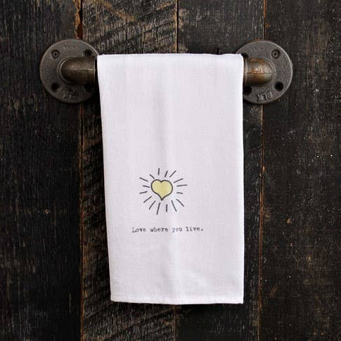 Love where you live. / Kitchen Towel