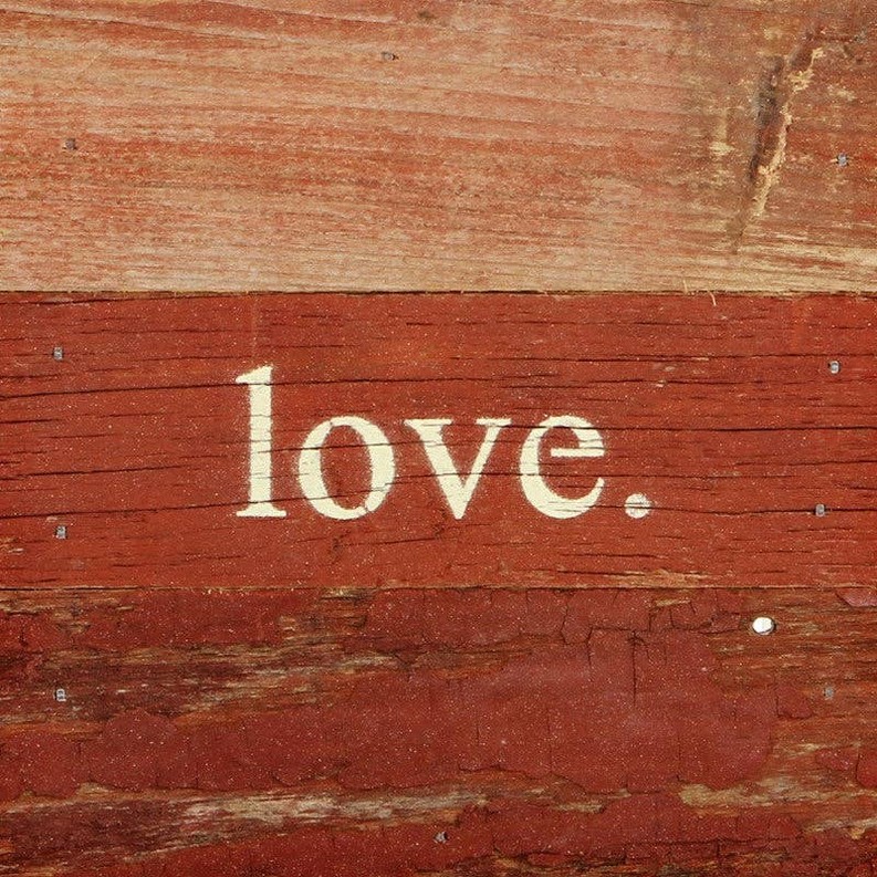 love... Wall Sign