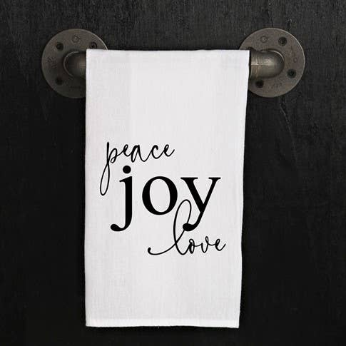 Peace joy love / Kitchen Towel