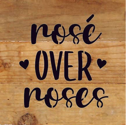 Rose over Roses... Wood Sign