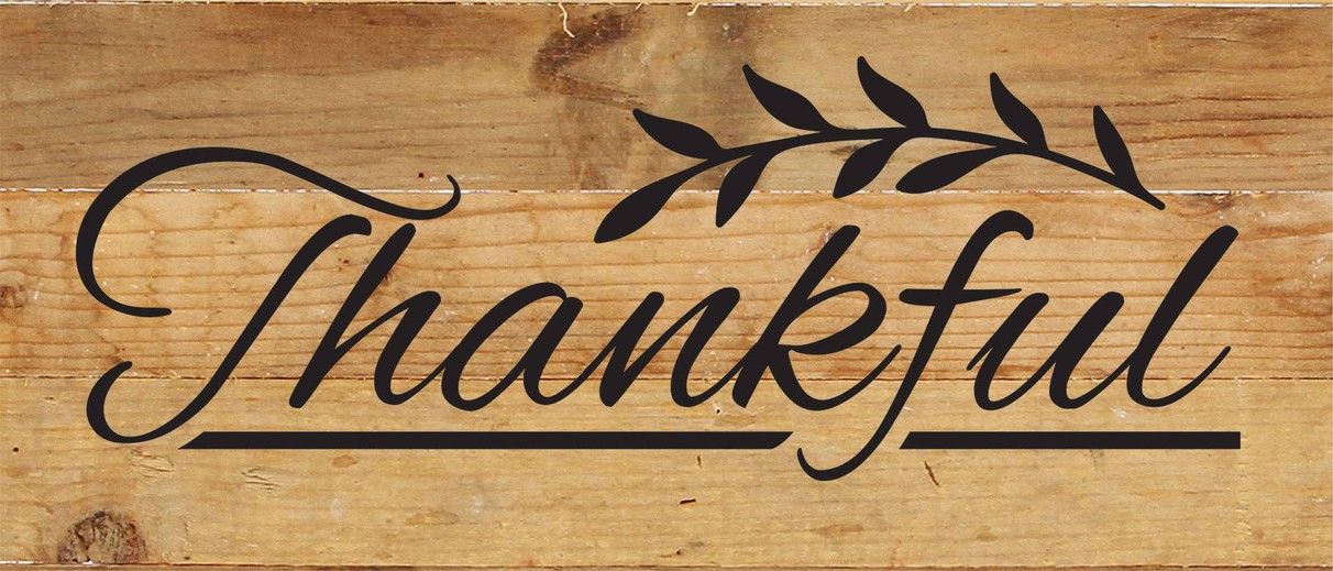 Thankful... Wood Sign