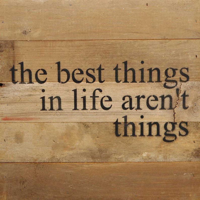 The best things in life aren't thin... Wall Sign