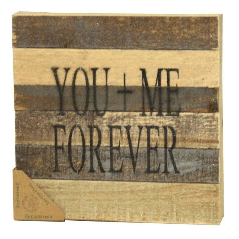 You + Me Forever... Wall Sign