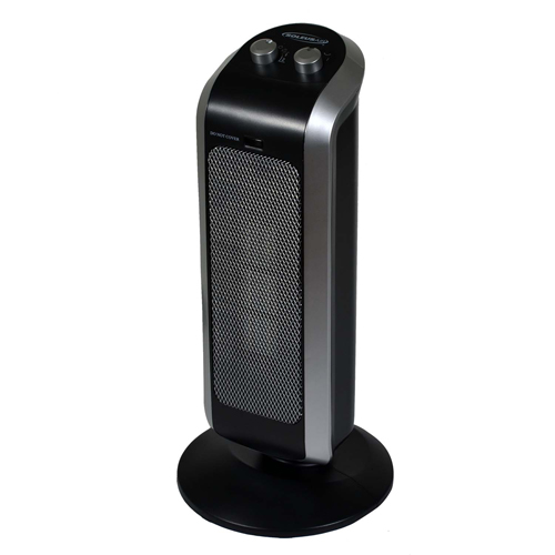 Soleus Air 1500W PTC Ceramic Oscillating Heater w/ Manual Controls