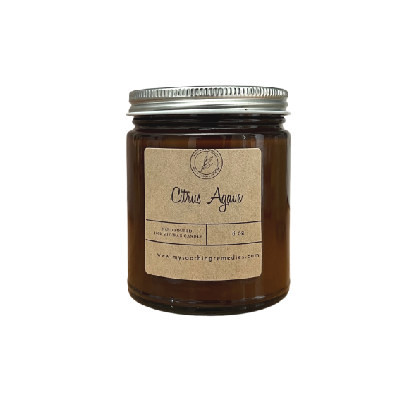Soy Wax Candle - 8ozCitrus Agave