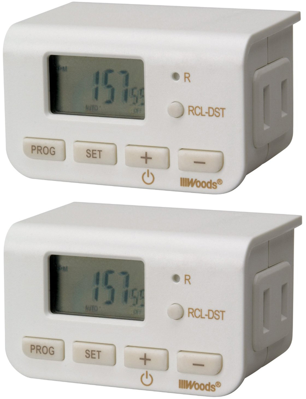 In Outdoor Timer 2PK