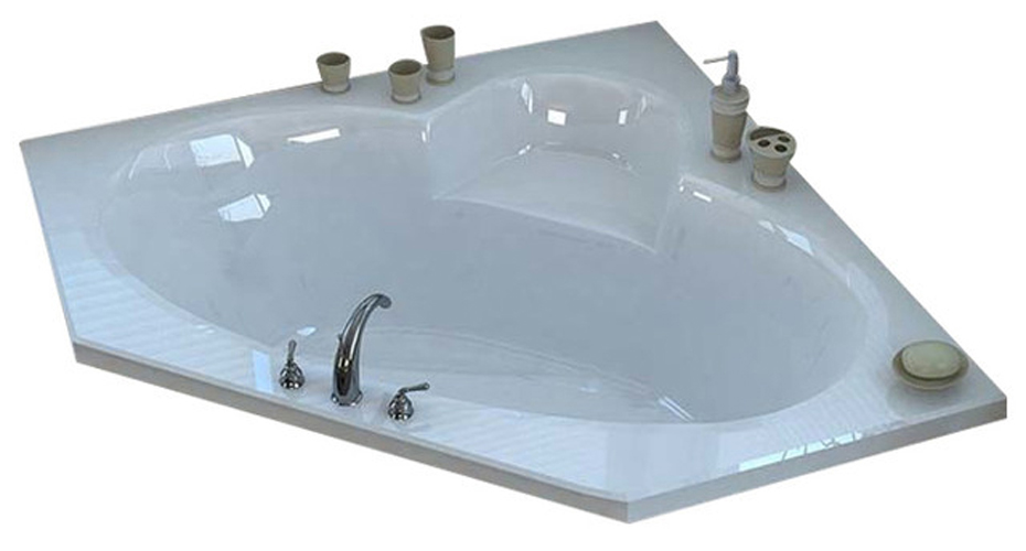 Ambra 60 x 60 Corner Soaking Bathtub