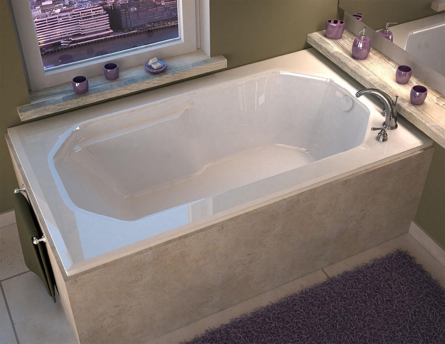 Irma 36 x 60 Rectangular Soaking Bathtub