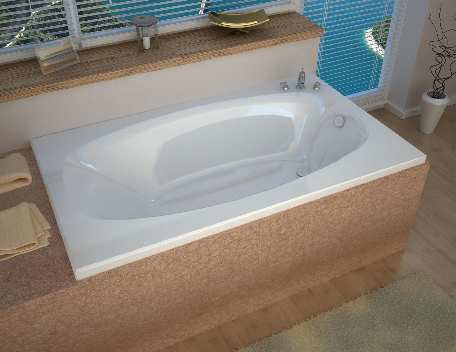 Talia 36 x 66 Rectangular Soaking Bathtub