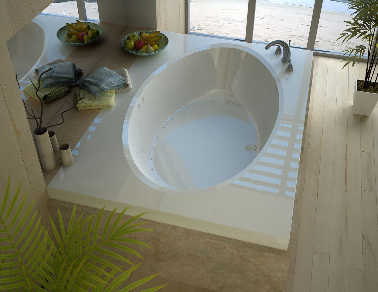 Viola 42 x 72 Rectangular Air Jetted Bathtub