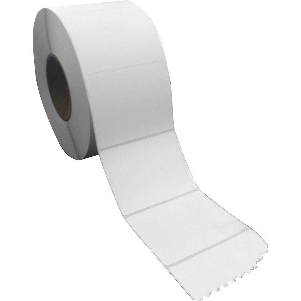 Sparco Direct Thermal Labels - 4" Width x 3" Length - Rectangle - Direct Thermal - White - 7600 Total Label(s) - 4 / Carton - Pe