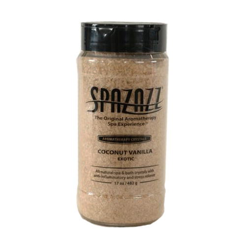 Fragrance, Spazazz, Crystals, Coconut Vanilla, 17oz Jar