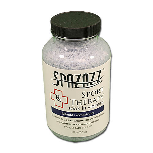 Aromatherapy, Spazazz, Rx Crystals, 19oz, Sport, Rebuild