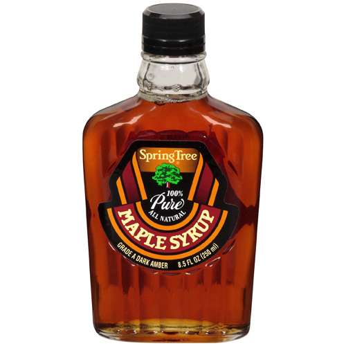 Spring Maple Syrup Grade a Maple Syrup Glass (12x8.5 Oz)