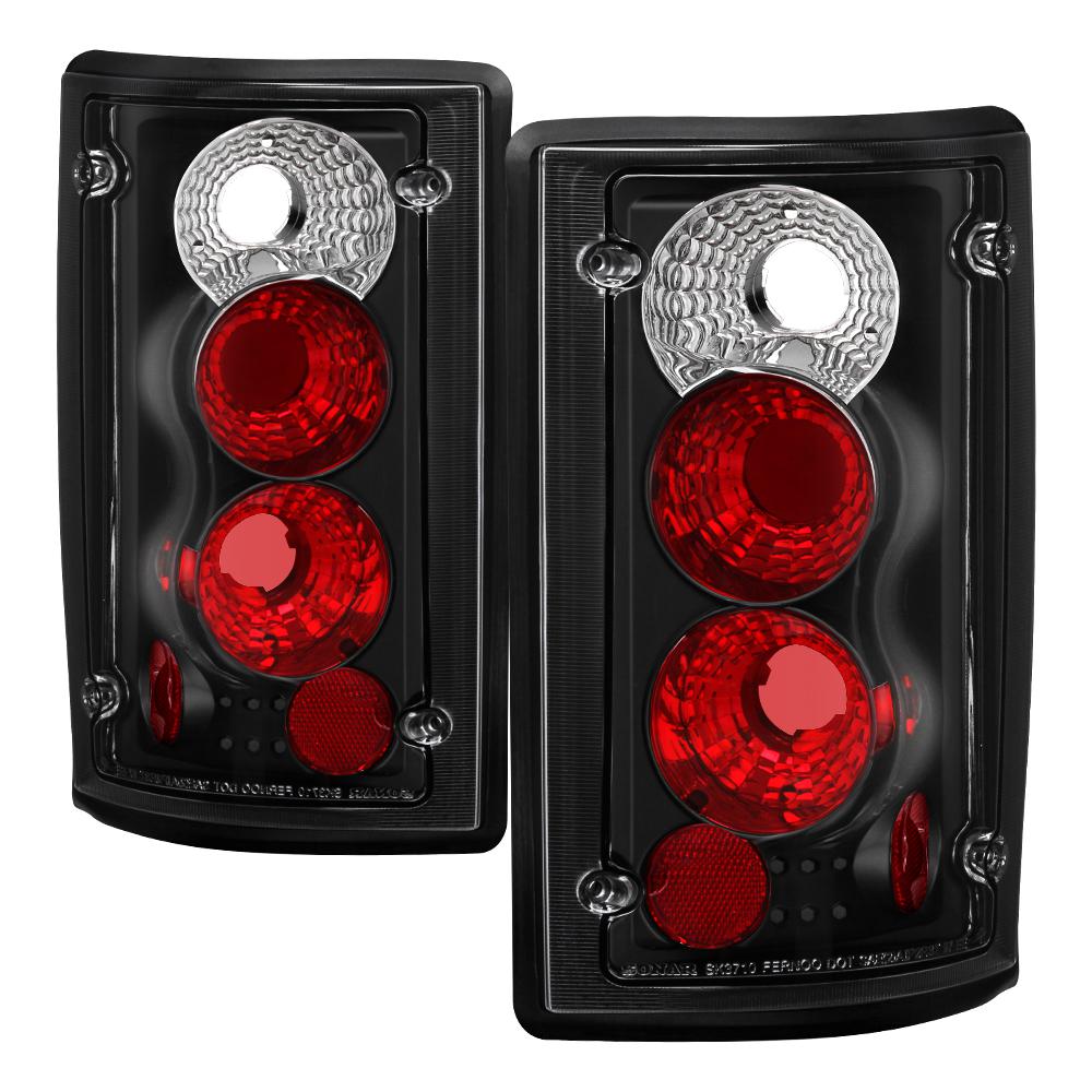 00-06 EXCURSION/95-06 E-SERIES VAN EURO STYLE TAIL LIGHTS-BLACK