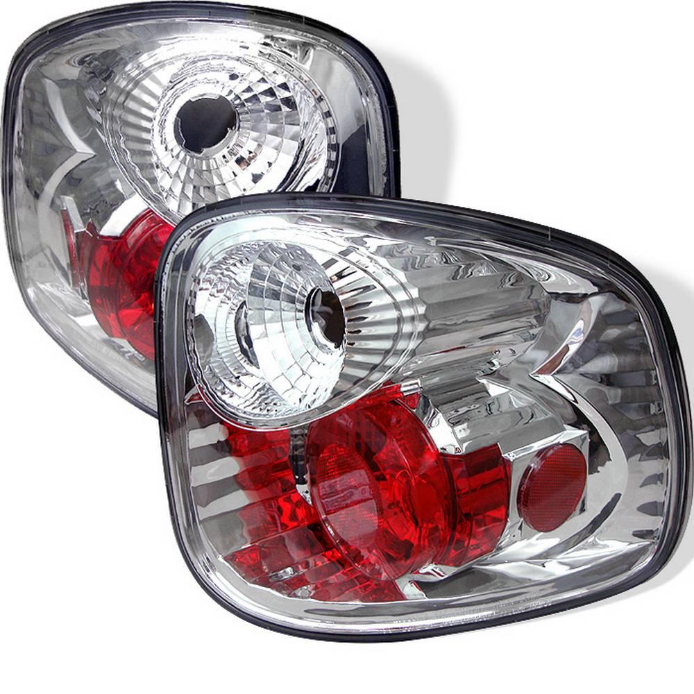 01-03 F150 FLARESIDE(NOT FIT SUPERCREW)EURO STYLE TAILLIGHTS-CHROME DRIVE/PASS