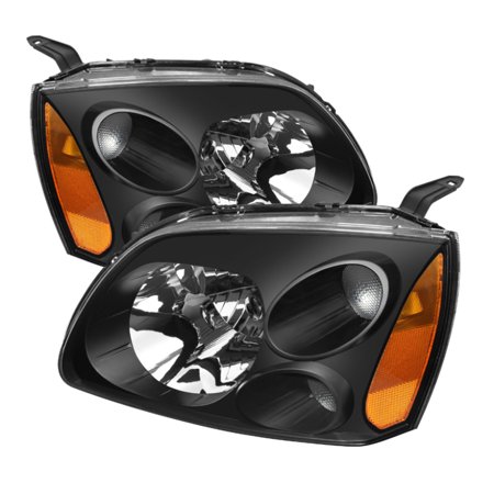 04-08 GALANT AMBER CRYSTAL HEADLIGHTS-BLACK