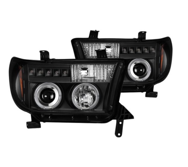 07-13 TUNDRA/08-13 SEQUIOA PROJECTOR HEADLIGHTS-ELIMINATES AFS FUNCTION-LED HALO DRIVE/PASS