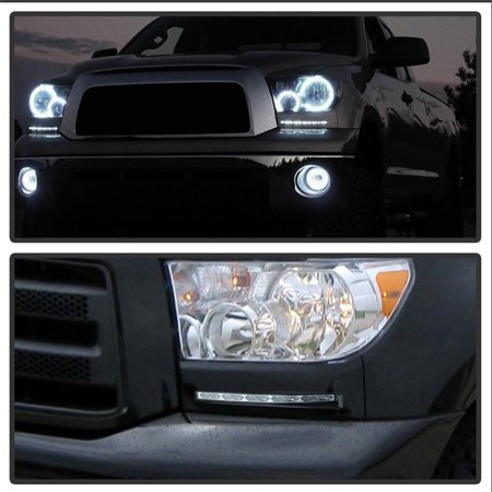 07-13 TUNDRA DAYTIME LED RUNNING LIGHTS ( XSP-X MODEL LOOK )WO/SWITCH-BLACK