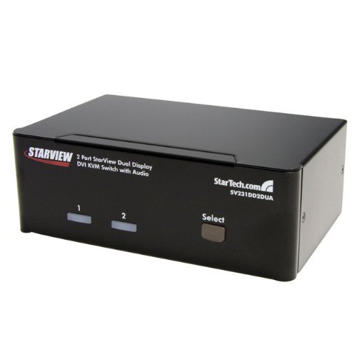 2pt Dual DVI USB KVM Swch TAA