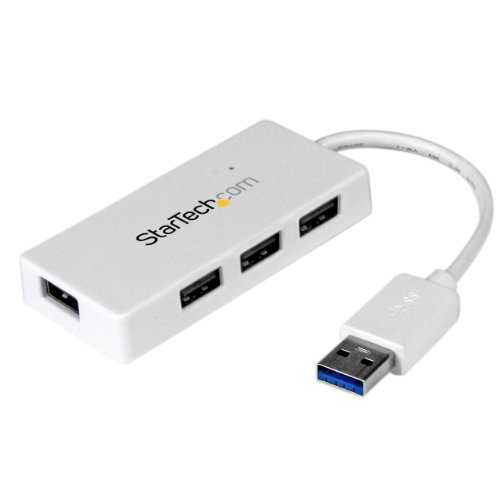 Wht4 Port Mini USB 3.0 Hub TAA