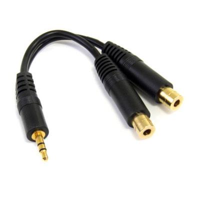 6" Stereo Splitter Cable