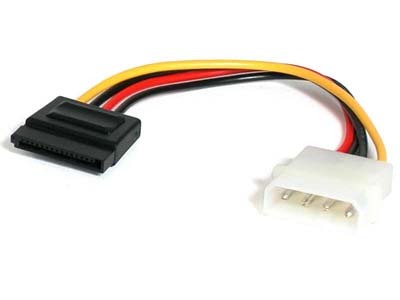 6" Molex to SATA Adapter