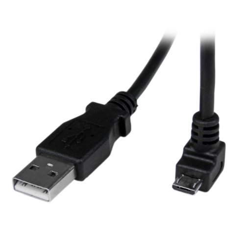 2m Down Angle Micro USB Cable