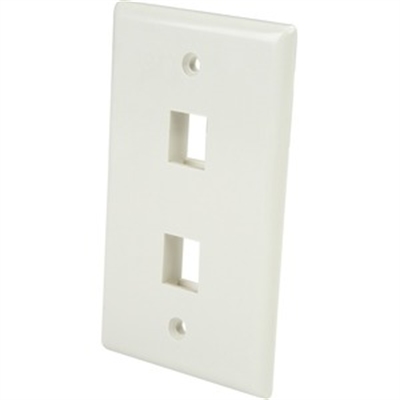 Dual Outlet Universal Wallplat