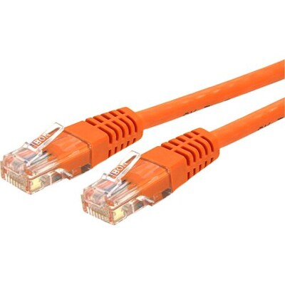 Orange Molded Cat6 Patch Cable