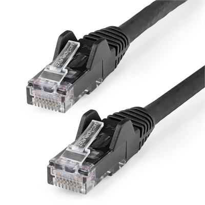 20' Black LSZH CAT6 ETH Cable