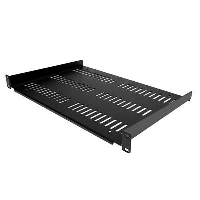 1U Vented Shelf 12in