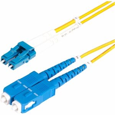 2m LC to SC OS2 Fiber Cable
