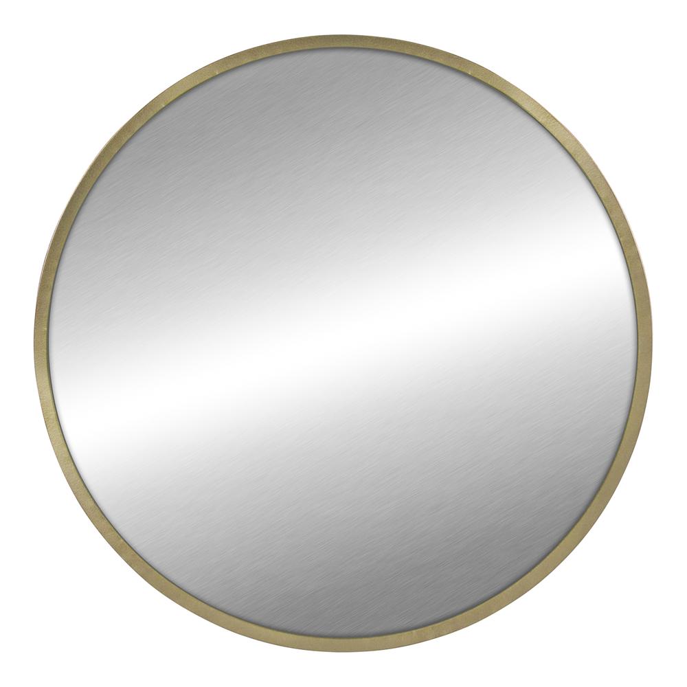 Stratton Home Decor Ava Round Gold Mirror