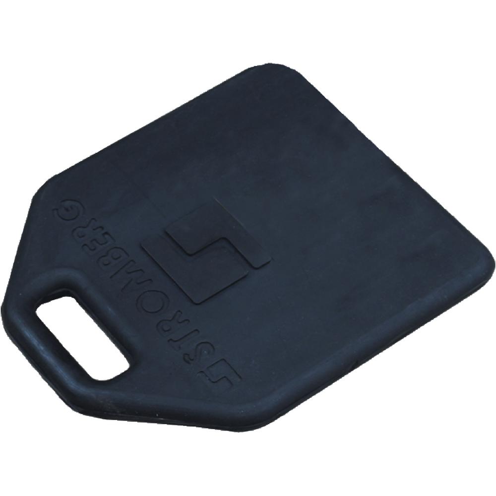 12IN X 14IN X 1IN EPDM RUBBER PADS, 2 PK