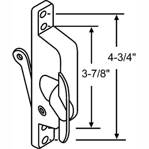 Breakaway Jalousie Oper-Aluminum, 5-Pack