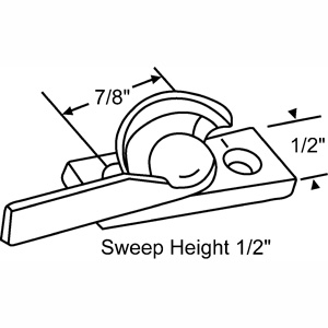 Sweep Latch Left Hand, 20-Pack