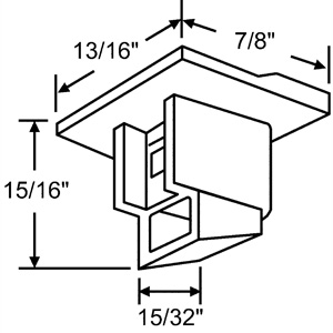 Top Sash Guide Pd-10-S, 30-Pack