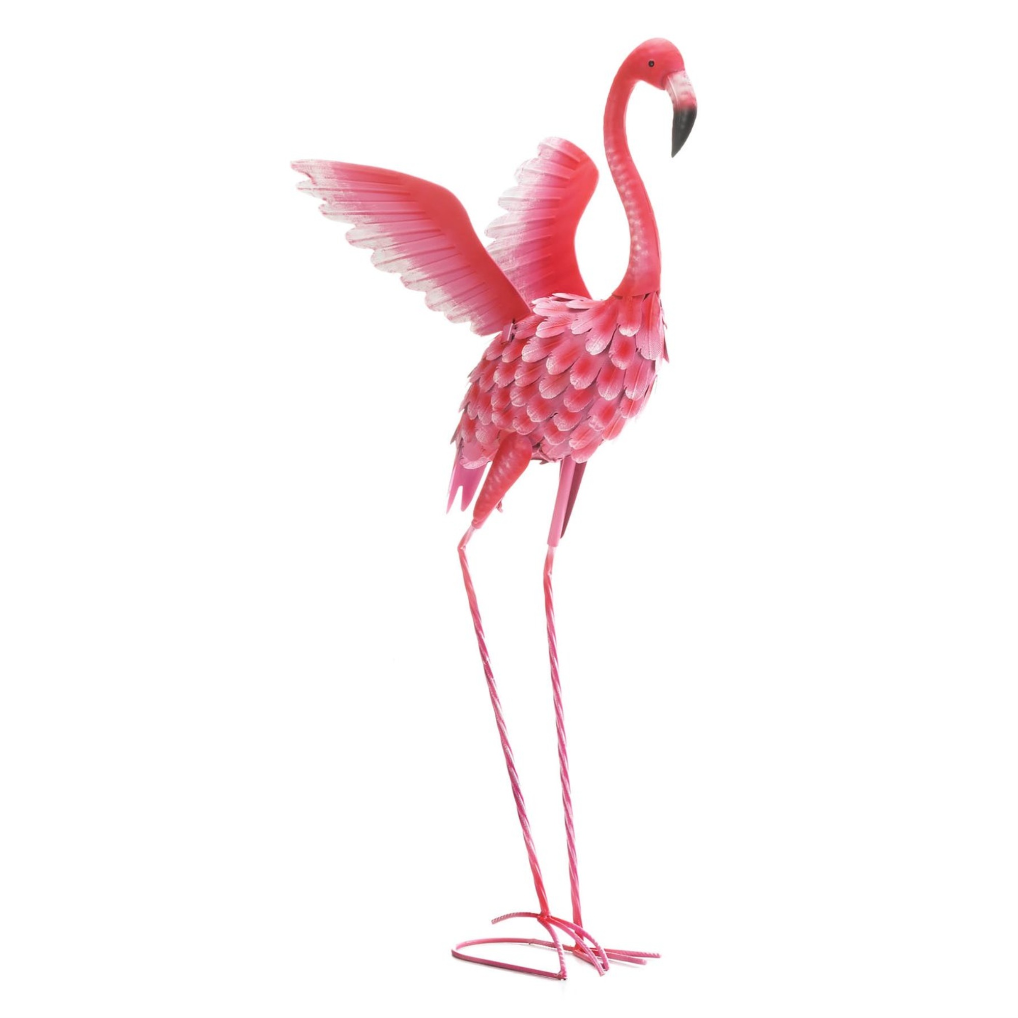 Tall Flying Flamingo Statue